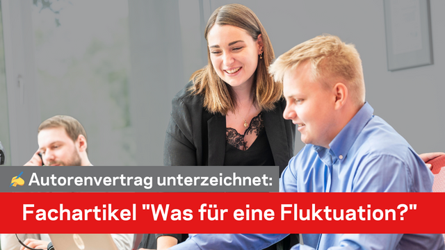 Autorenvertrag unterzeichnet