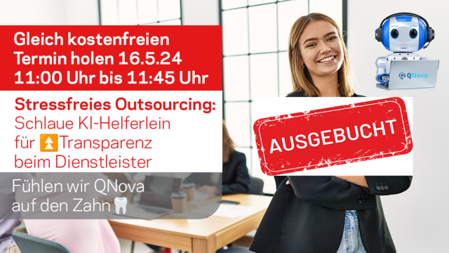 Webinar Stressfreies Outsourcing am 16.05. ausgebucht 